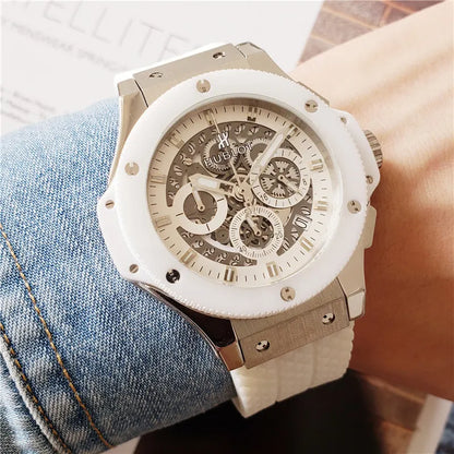 Hublot White Ceramic Rose Gold - Hình 3