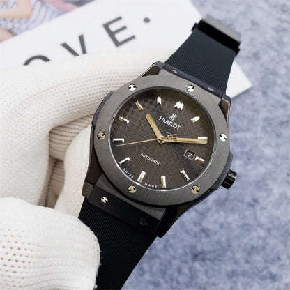 Hublot Black Rubber Watch - Hình 4
