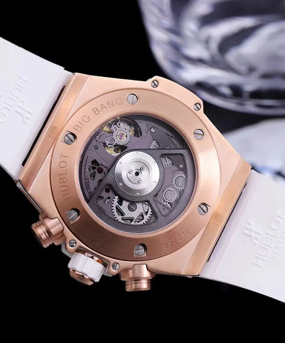 Hublot Diamond White Rubber - Hình 2