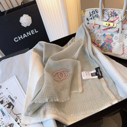 CHANEL 25S SCARF 200 CM IN CASHMERE 942959