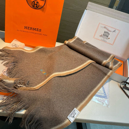 HERMES HERMES 25S SCARF 180 IN CASERE 989876