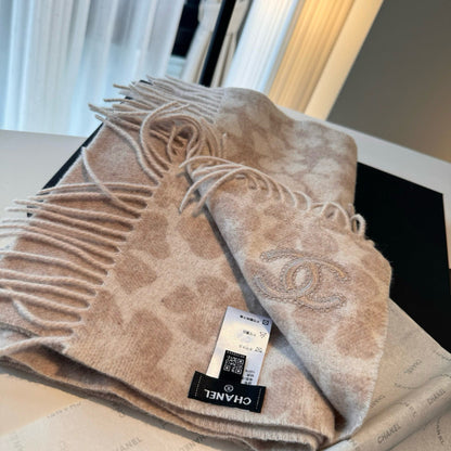 CHANEL 25S SCARF 180 IN CASHMERE 989899
