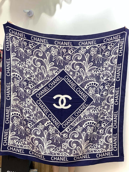 CHANEL 25S SCARF 135 CM IN CASHMERE AND SILK 943315