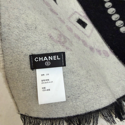 CHANEL 25S SCARF 200 IN CASHMERE 991992