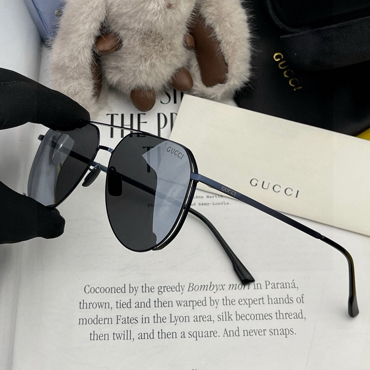 GUCCI AVIATOR FRAME SUNGLASSES G9226 IN METAL