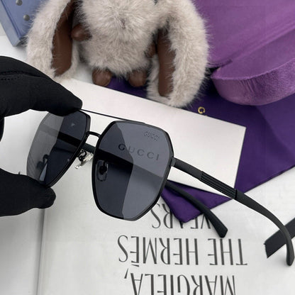 GUCCI NAVIGATOR FRAME SUNGLASSES G71806 IN METAL