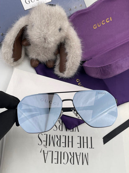 GUCCI NAVIGATOR FRAME SUNGLASSES G71806 IN METAL