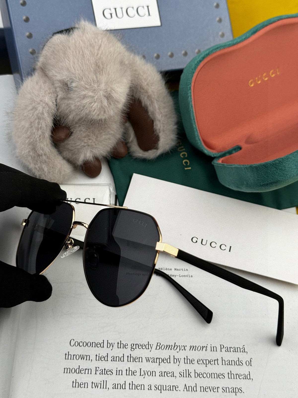GUCCI NAVIGATOR FRAME SUNGLASSES G5381 IN METAL