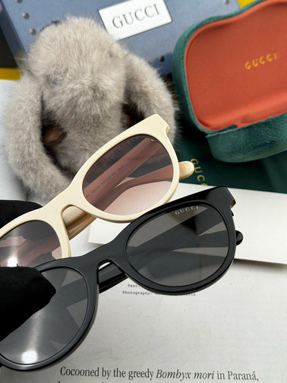 GUCCI ROUND FRAME SUNGLASSES G500 IN ACETATE