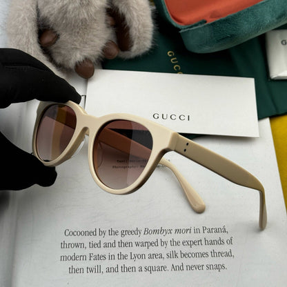 GUCCI ROUND FRAME SUNGLASSES G500 IN ACETATE