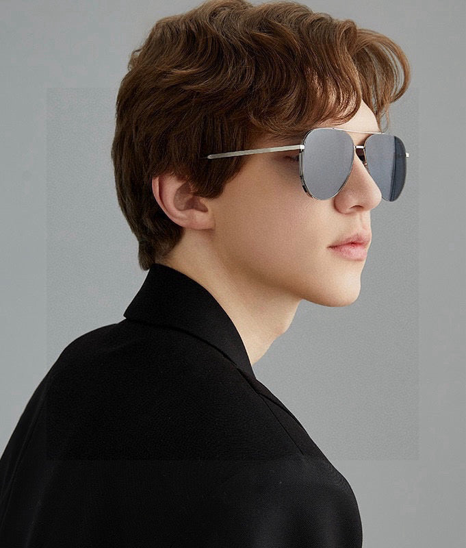 GUCCI AVIATOR FRAME SUNGLASSESG81808 IN METAL