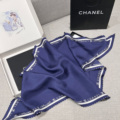 CHANEL 25S SCARF 160 IN SILK 697663
