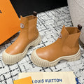 LOUIS VUITTON RUBY BOOTS IN BRONZE BROWN CALFSKIN