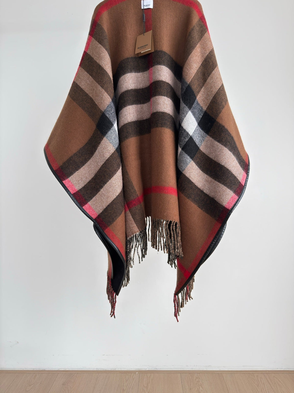 BURBERRY 25S PLAID KNITTED SCARF 146