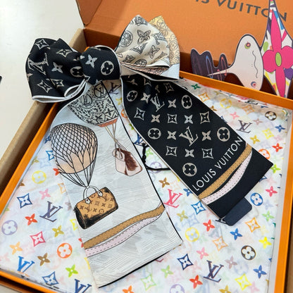 LOUIS VUITTON LV TWILLY 120 CM IN SILK 714367
