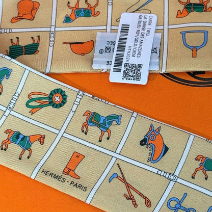 HERMES HERMES 25S SCARF 86 IN SILK 853137