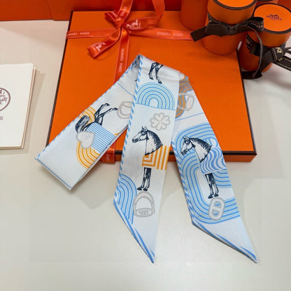 HERMES HERMES 25S SCARF TWILLY 86 IN SILK 987342