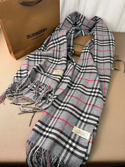BURBERRY BBR SCARF 200 CM IN CASHMERE 490959