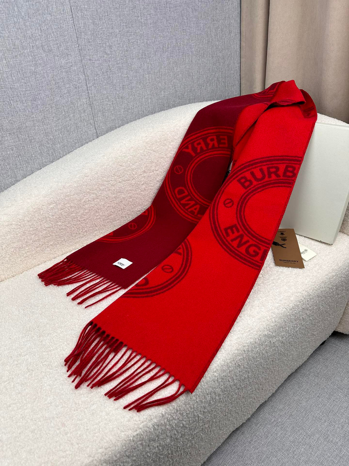 BURBERRY BBR SCARF IN CASHMERE 505316