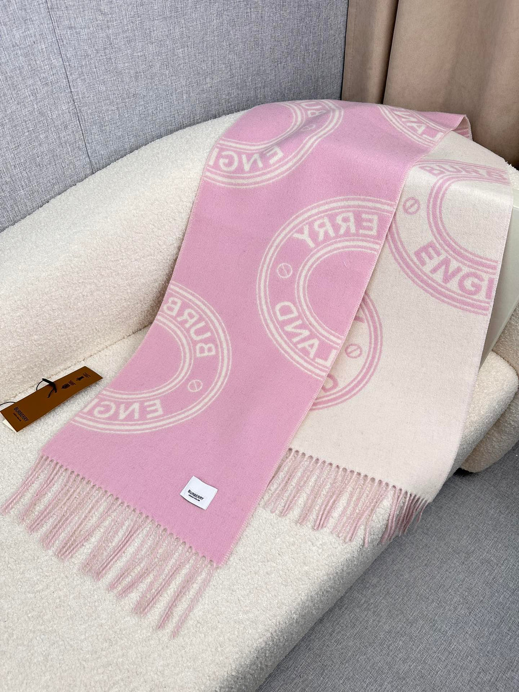 BURBERRY BBR SCARF IN CASHMERE 505318