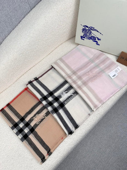 BURBERRY BBR SCARF 220 CM IN CASHMERE 490973