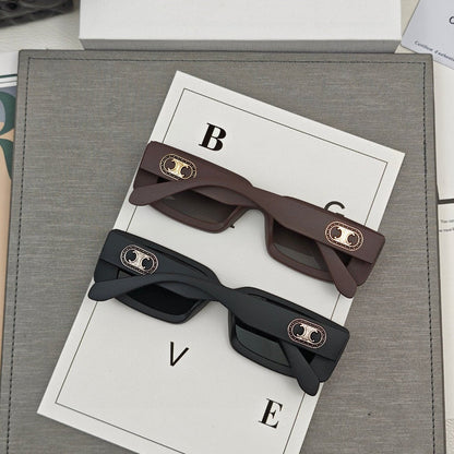 CELINE TRIOMPHE BOLD SQUARE SUNGLASSES 55148 IN ACETATE