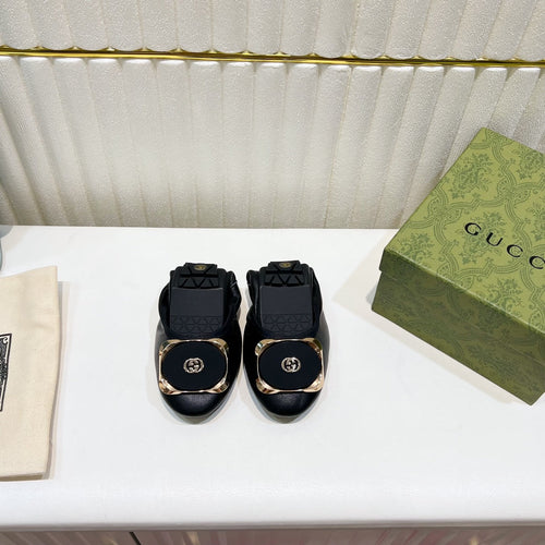 GUCCI BALLET SUPER SLIM BLACK LAMBSKIN