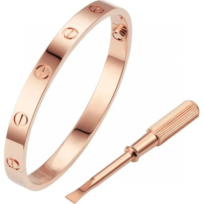 Cartier LOVE bracelet in rose gold - Hình 4