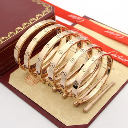 Cartier LOVE bracelet in rose gold - Hình 7