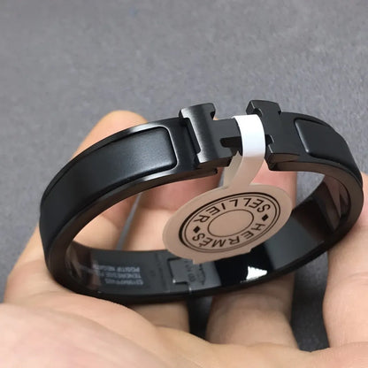 Black Titanium Premium Bracelet - Hình 5