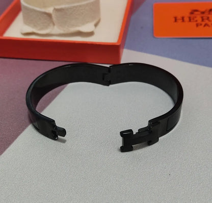 Black Hinge Bangle Premium Quality - Hình 6