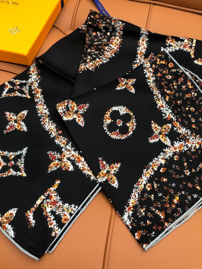 LOUIS VUITTON LV SCARF 90 CM IN SILK 704582