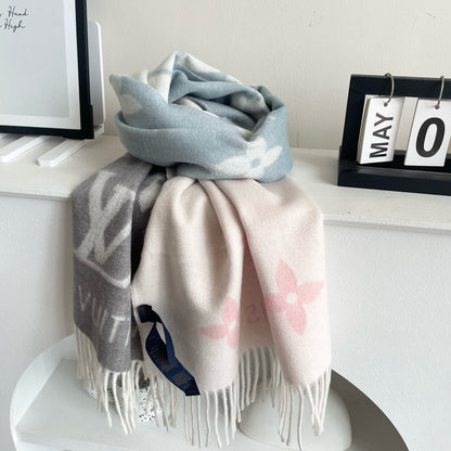 LOUIS VUITTON REYKJAVIK GRADIENT SCARF 220 CM IN COLORFUL CASHMERE 399734