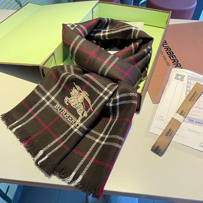 BURBERRY BBR SCARF 180 CM IN CASHMERE 477831