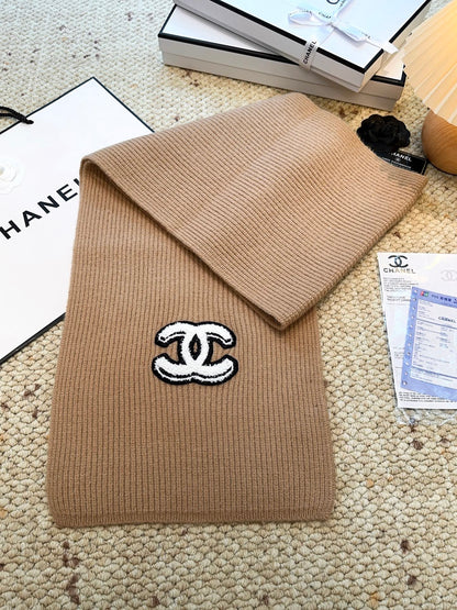 CHANEL 25S SCARF 175 IN CASHMERE 932232