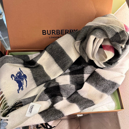 BURBERRY SCARF 180 CM IN COLORFUL CASHMERE 410335