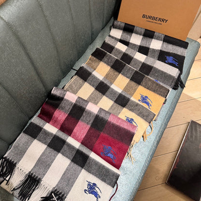 BURBERRY SCARF 180 CM IN COLORFUL CASHMERE 410336