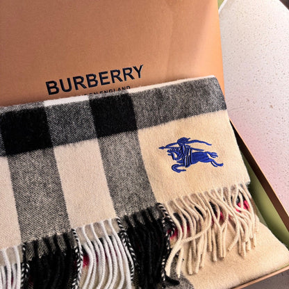 BURBERRY SCARF 180 CM IN COLORFUL CASHMERE  410340