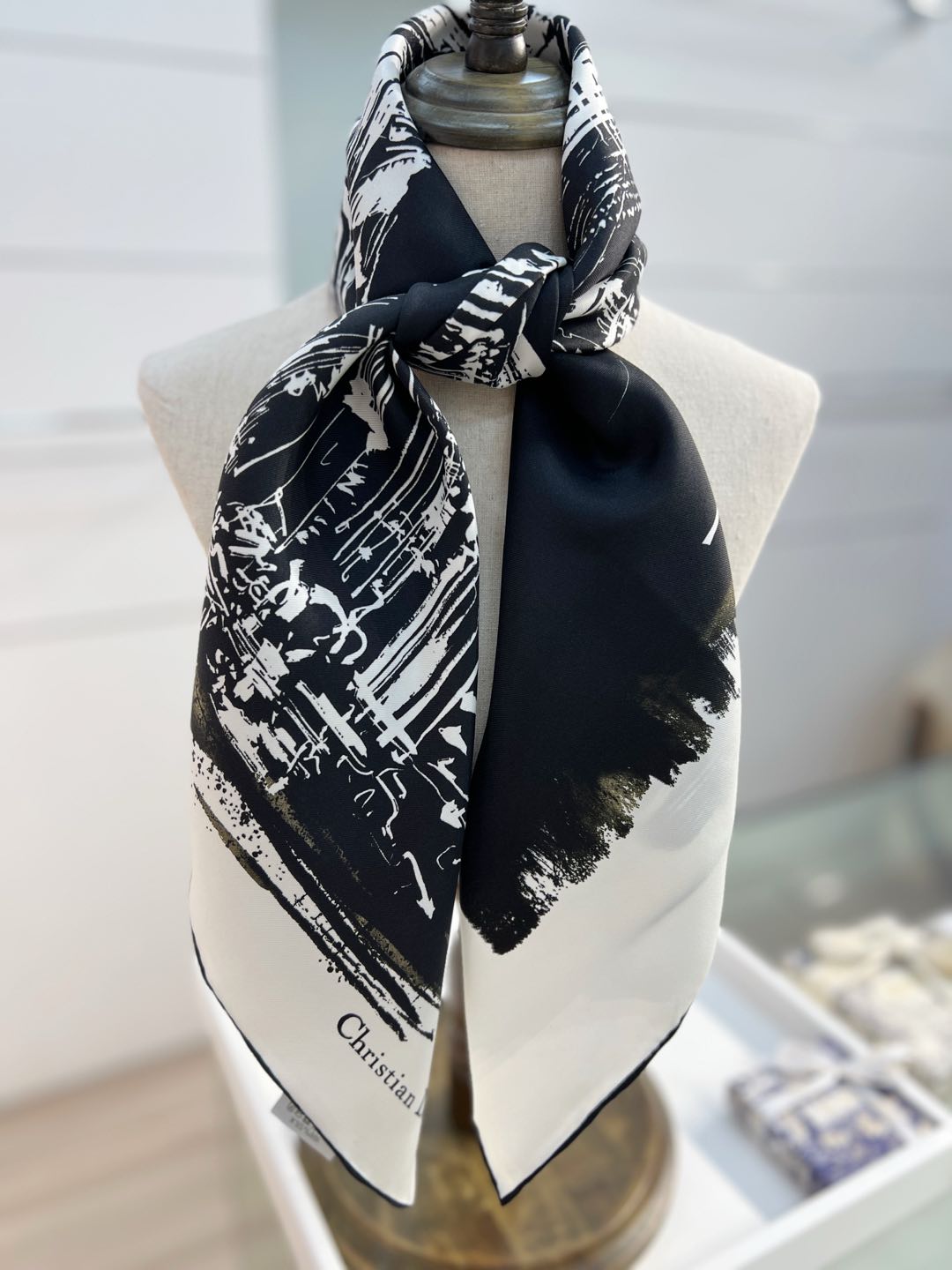 DIOR SCARF 90 CM IN SILK 603566
