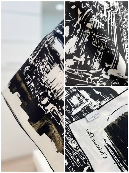 DIOR SCARF 90 CM IN SILK 603566