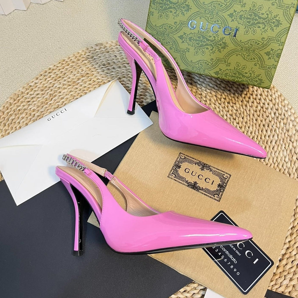 GUCCI Women's High Heels Pink