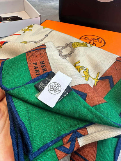 HERMES SCARF 140 CM COLORFUL 387901