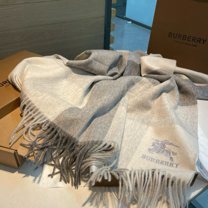 BURBERRY BBR SCARF 180 CM IN CASHMERE 494111