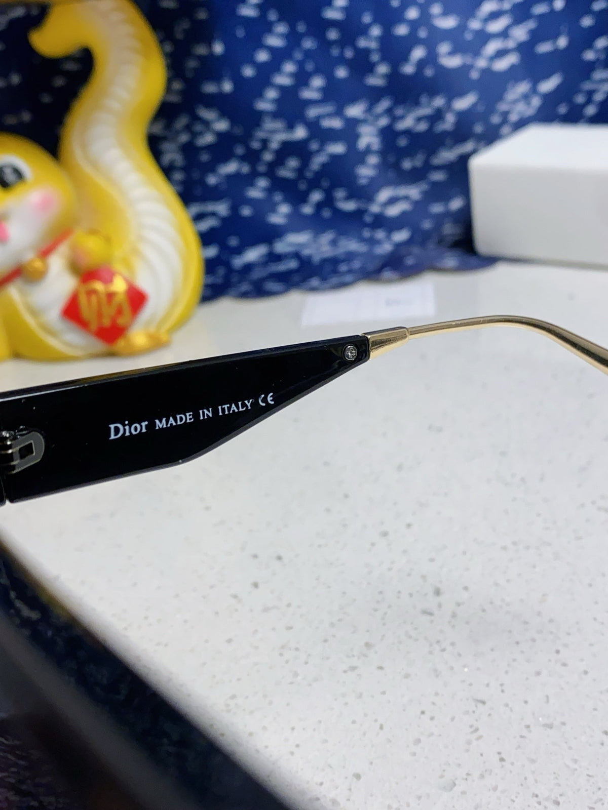 DIOR MONTAIGNE SUNGLASSES CLUB M7U IN BLACK ACETATE