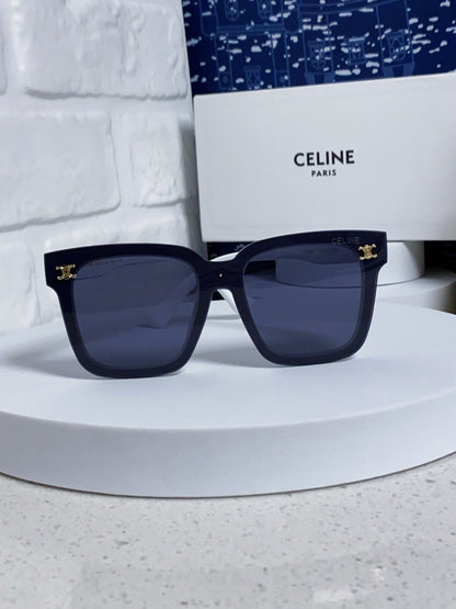 CELINE TRIOMPHE SUNGLASSES 548635 IN WHITE ACETATE