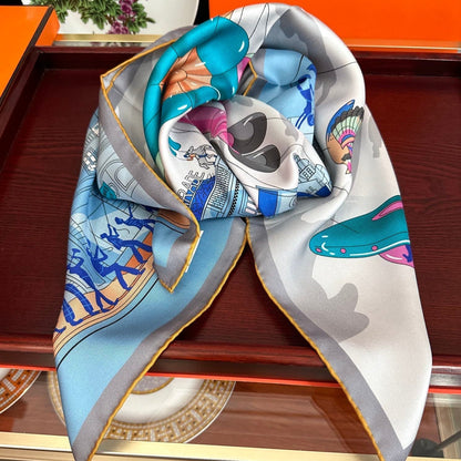 HERMES HERMES 25S SCARF 90 IN SILK 730547