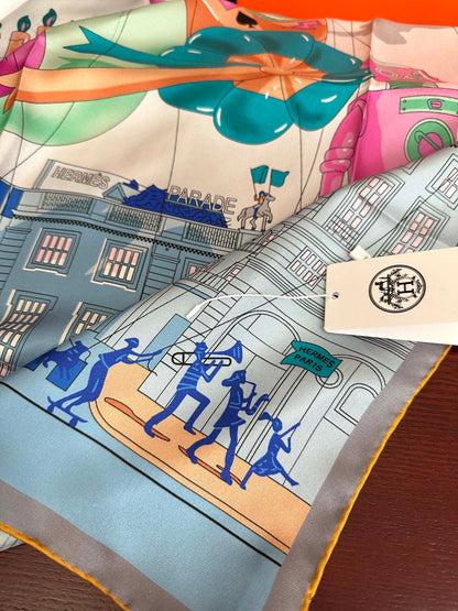 HERMES HERMES 25S SCARF 90 IN SILK 730547