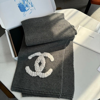 CHANEL 25S SCARF 170 CM IN CASHMERE 943790