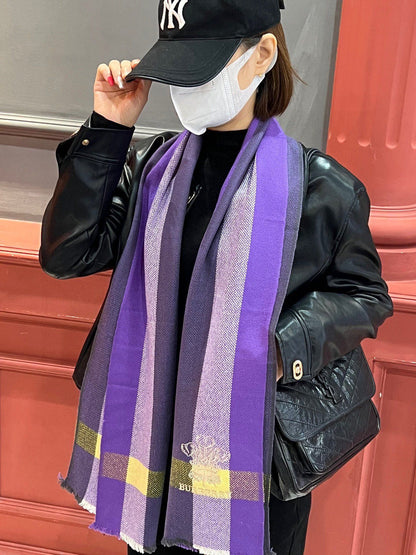 BURBERRY BBR SCARF 180 CM IN CASHMERE 488981