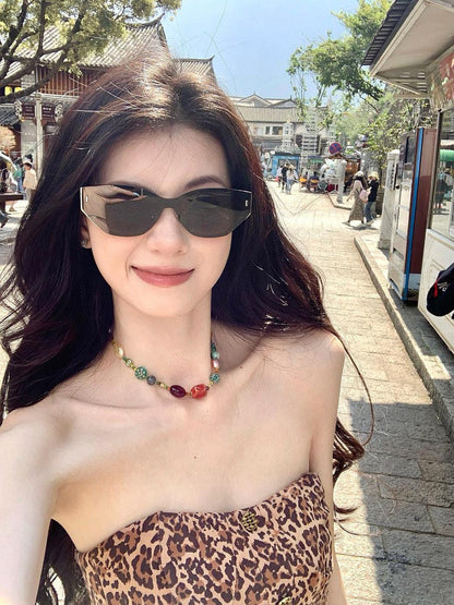 GUCCI CAT EYE FRAME SUNGLASSES G8316 IN ACETATE